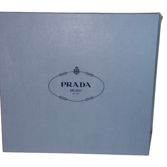 Prada Blue Shoe/Handbag Box ONLY - Picture 3 of 9